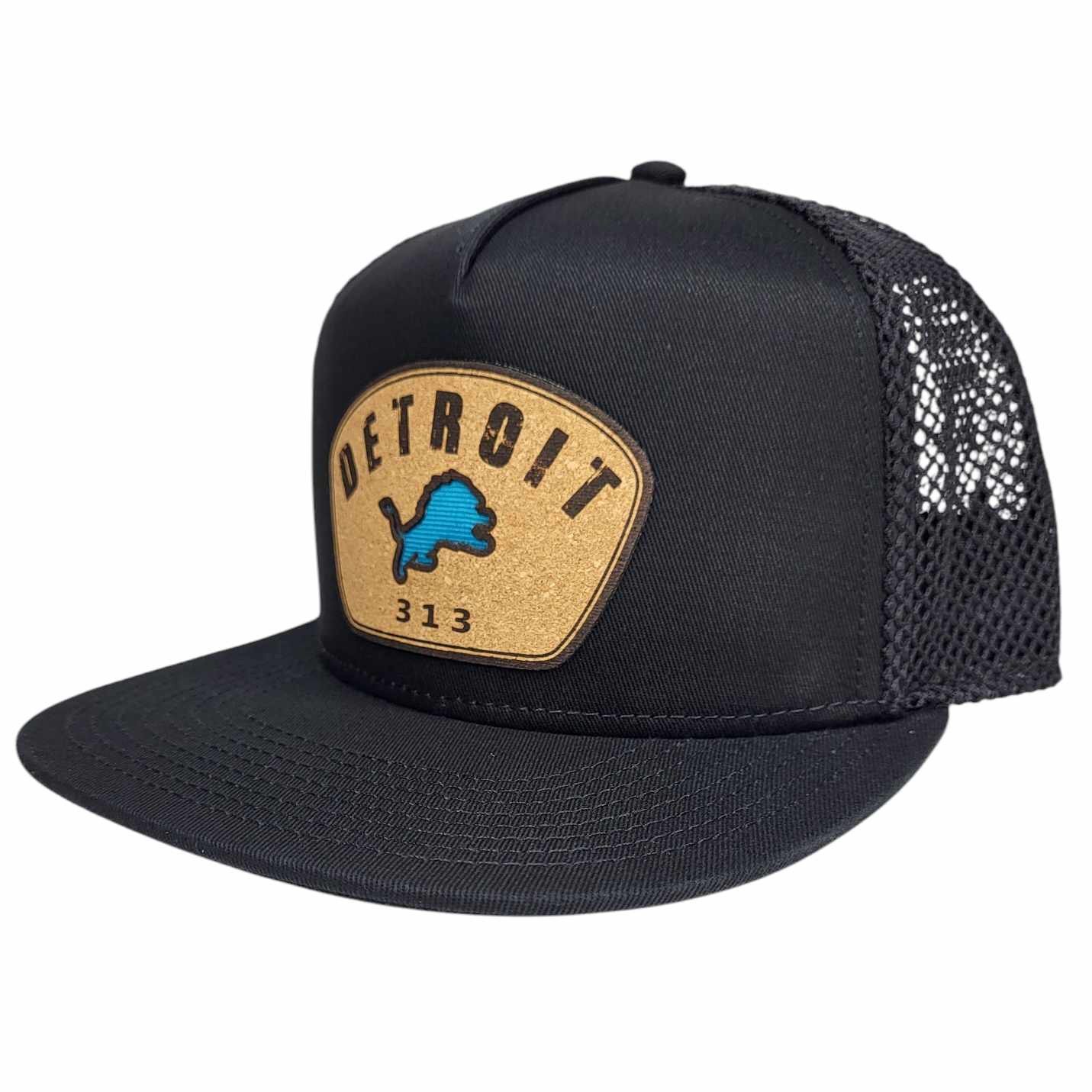 Detroit Lions 313 Cork Patch Hat