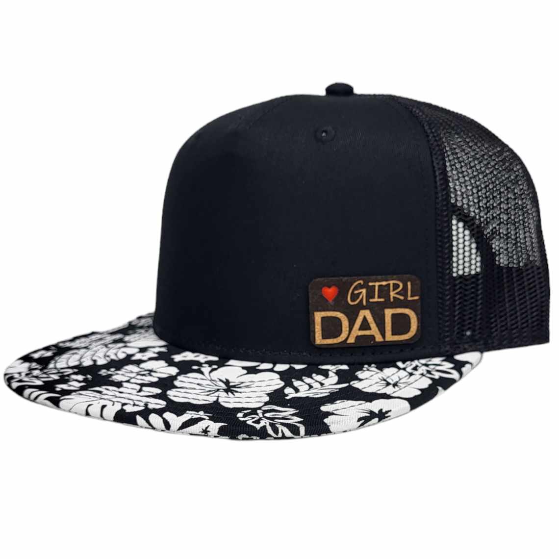Girl Dad Minimalist Hawaiian Bill Hat