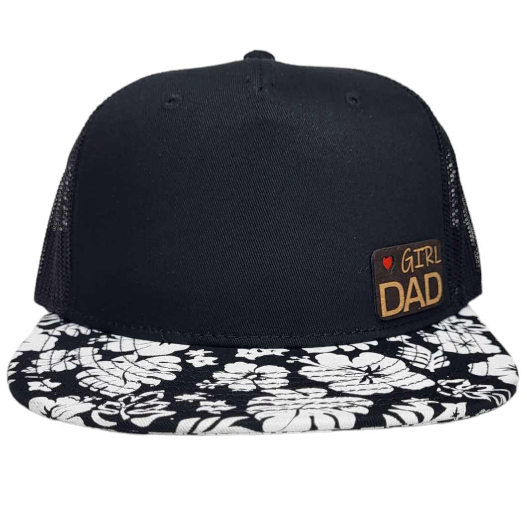 Girl Dad Minimalist Hawaiian Bill Hat