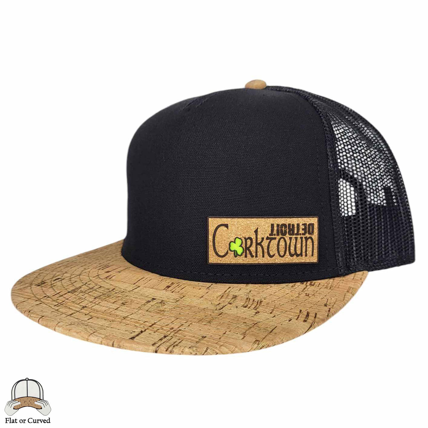 Corktown Detroit Minimalist Cork Hat