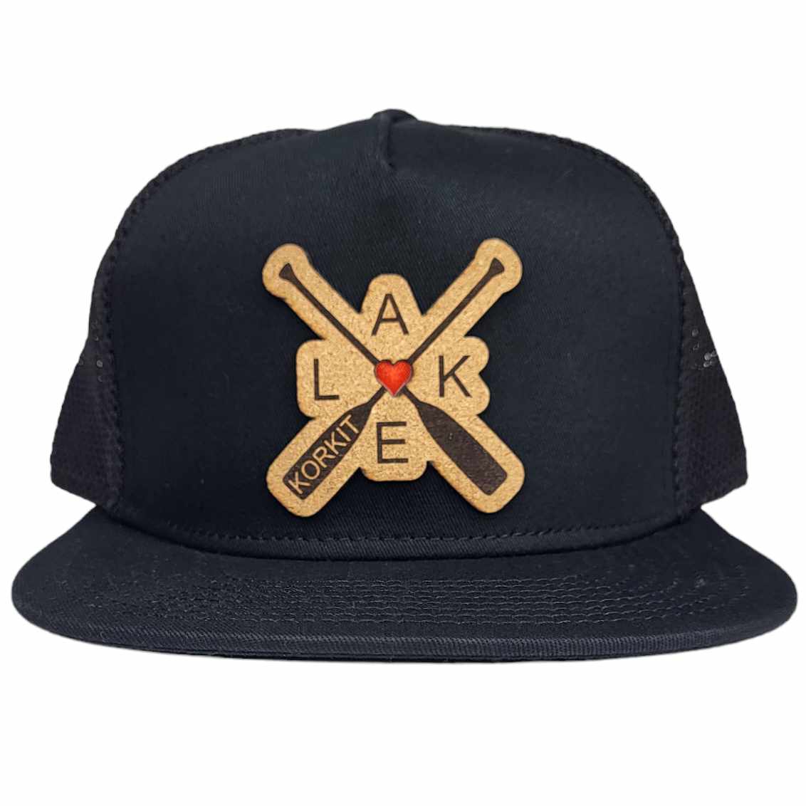 Crossed Paddles Lake Life Hat