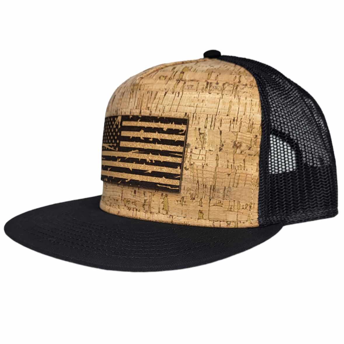 America Distressed Flag Cork Hat