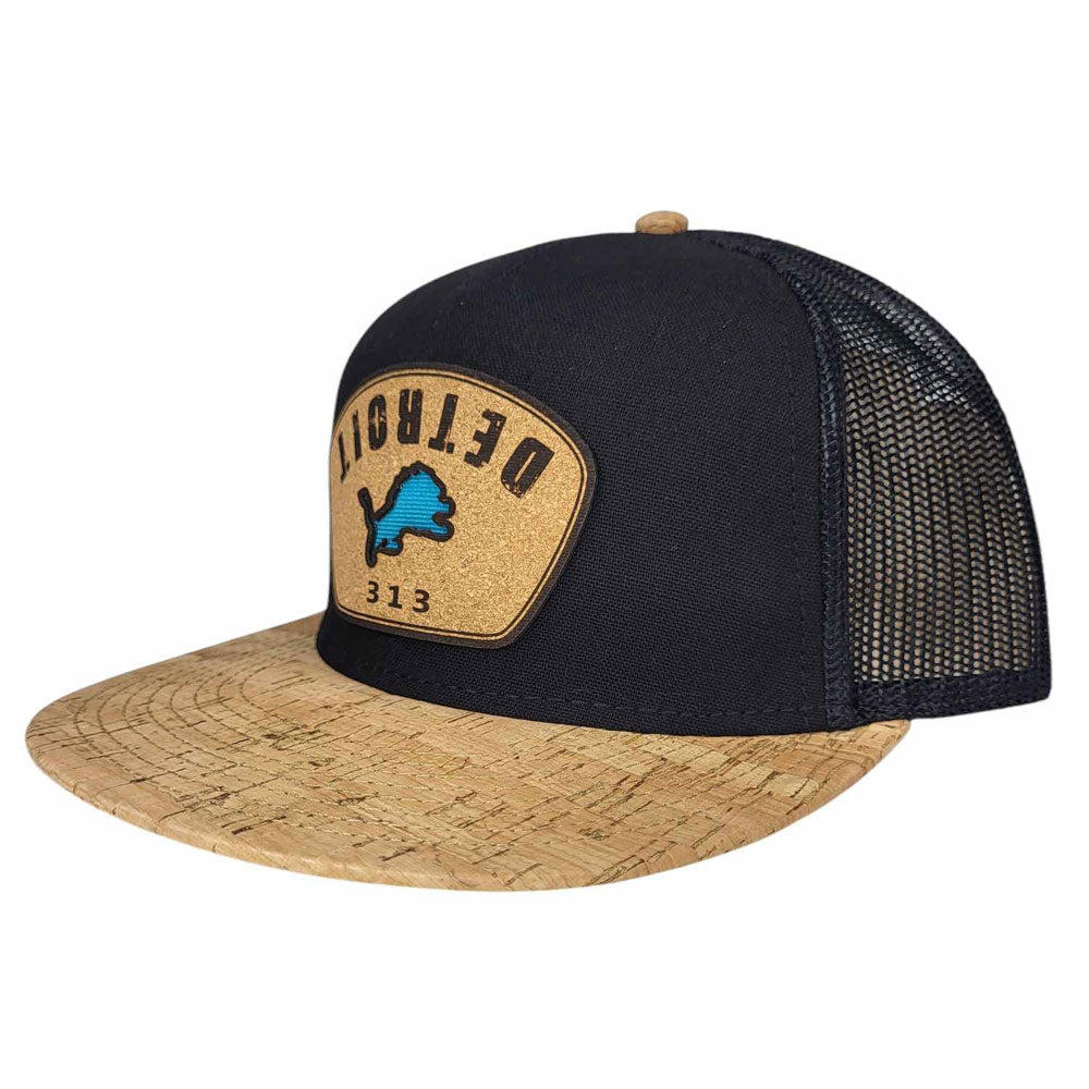 Detroit Lions 313 Cork Hat