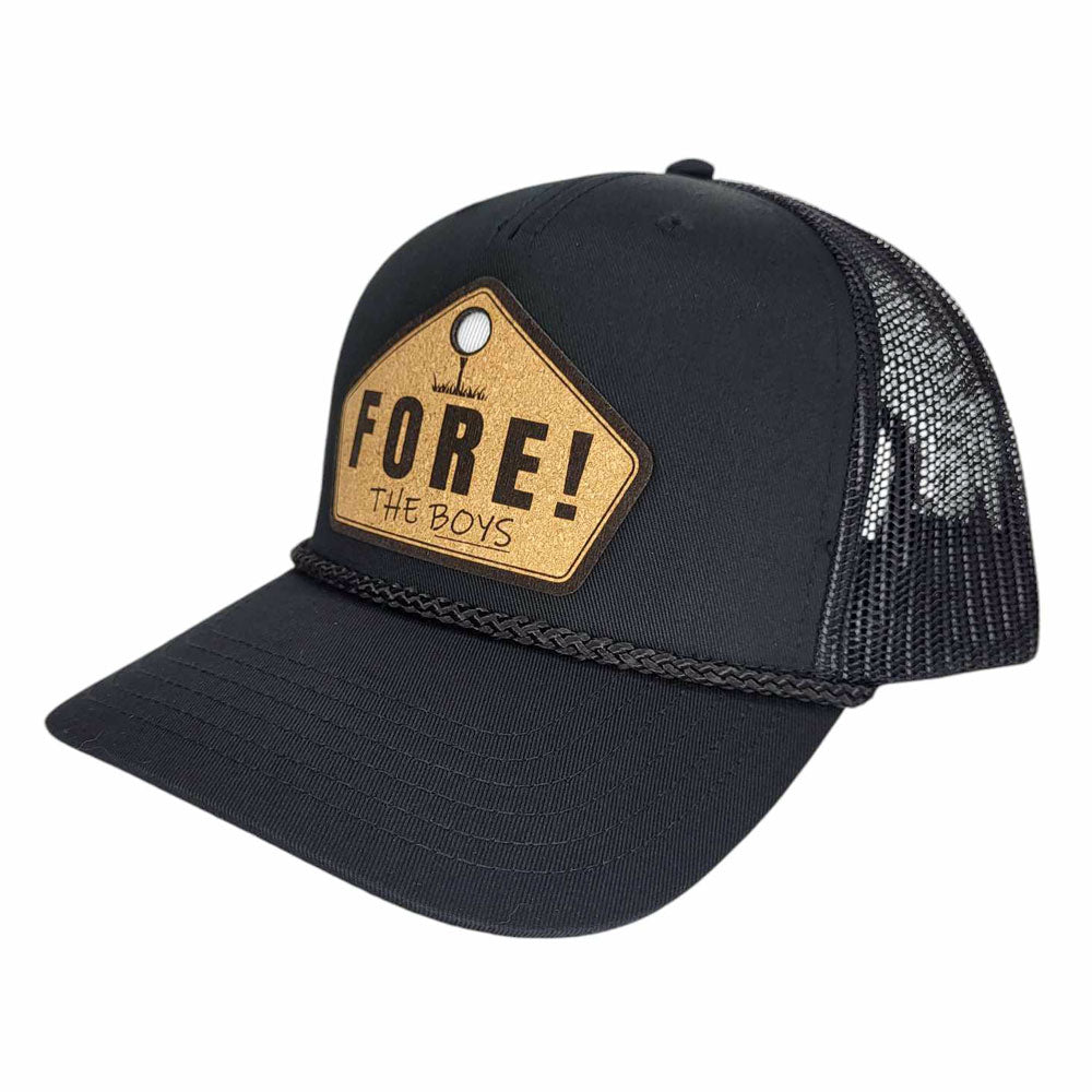 FORE The Boys Golf Rope Hat