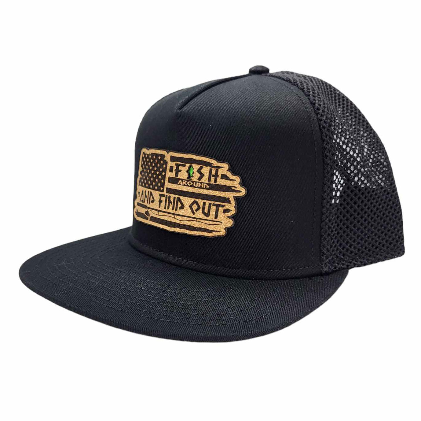 Fish Around And Find Out Cork Patch Hat