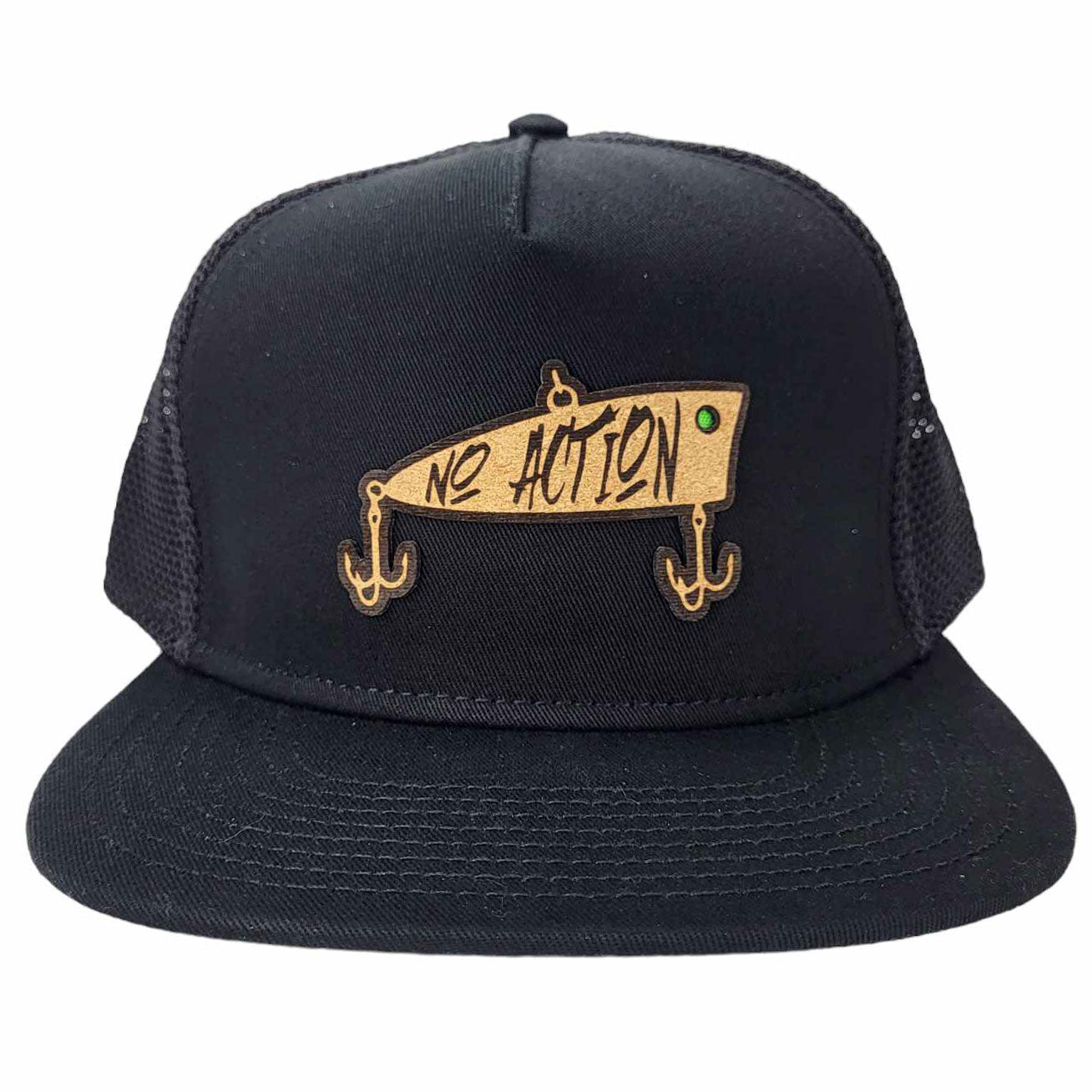No Action Fishing Cork Patch Hat