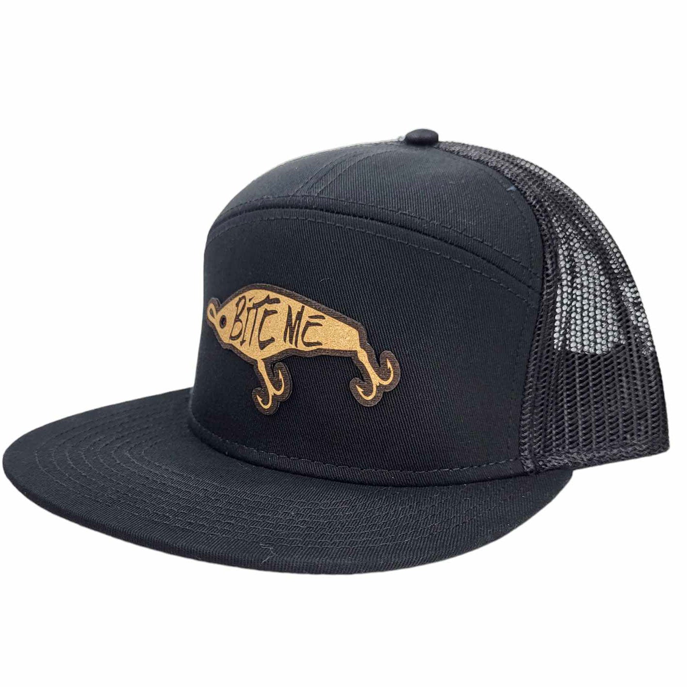 Bite Me Fishing Cork Patch Hat