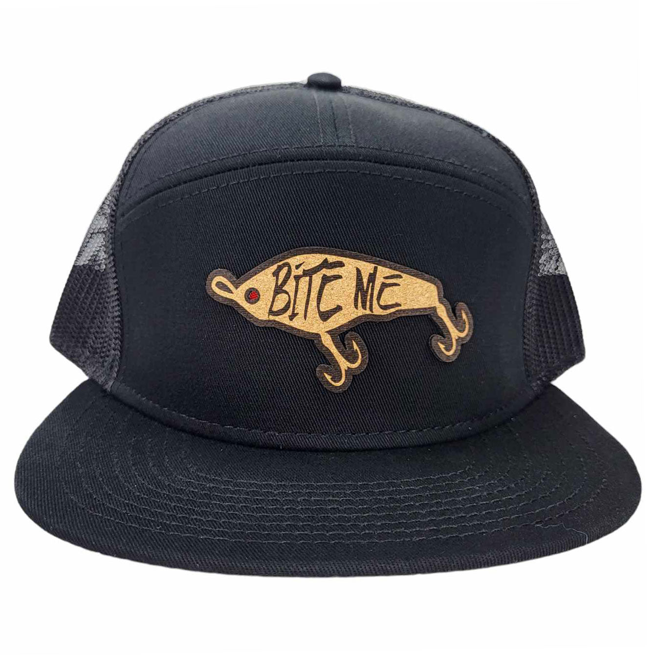 Bite Me Fishing Cork Patch Hat