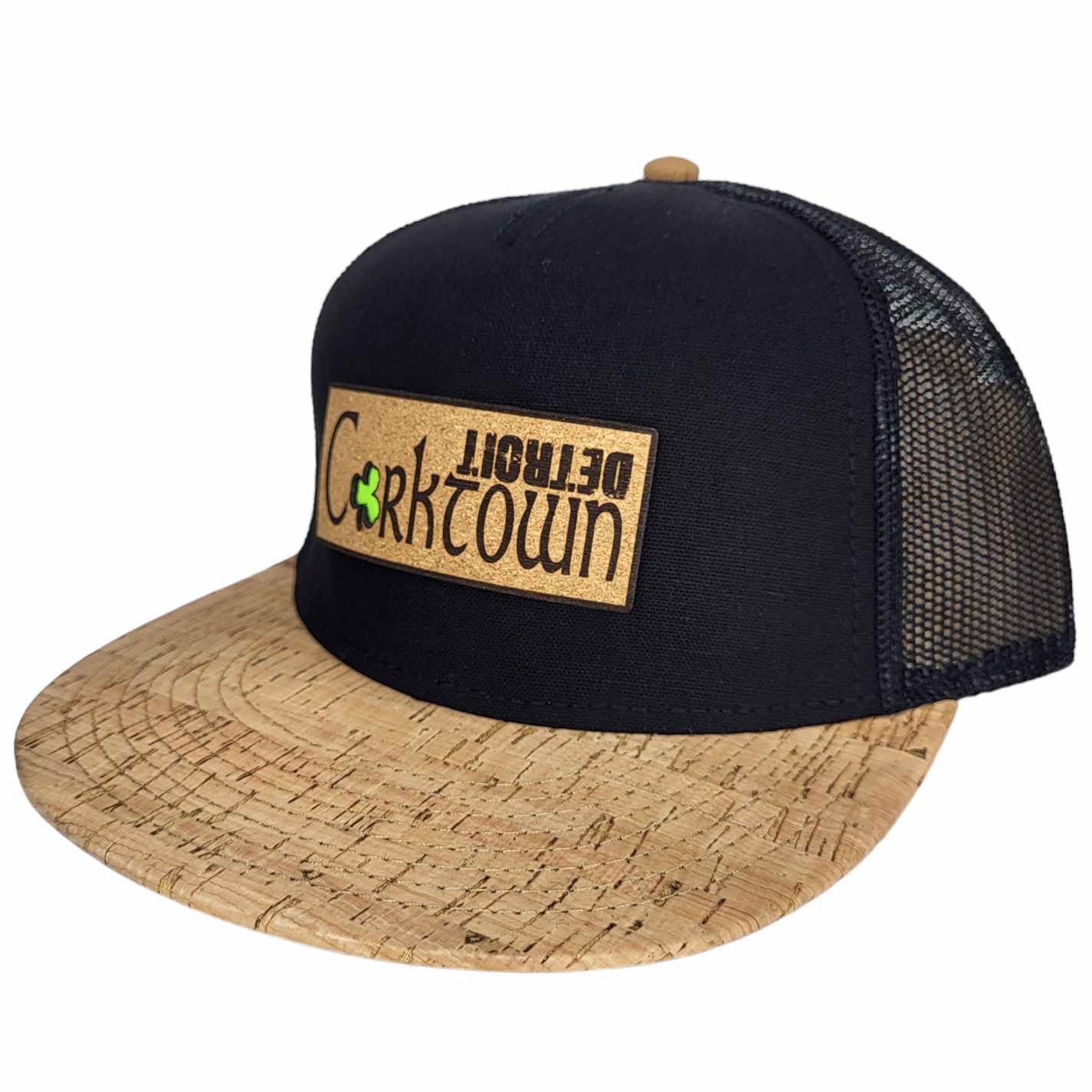 Corktown Detroit Cork Flat or Curved Hat