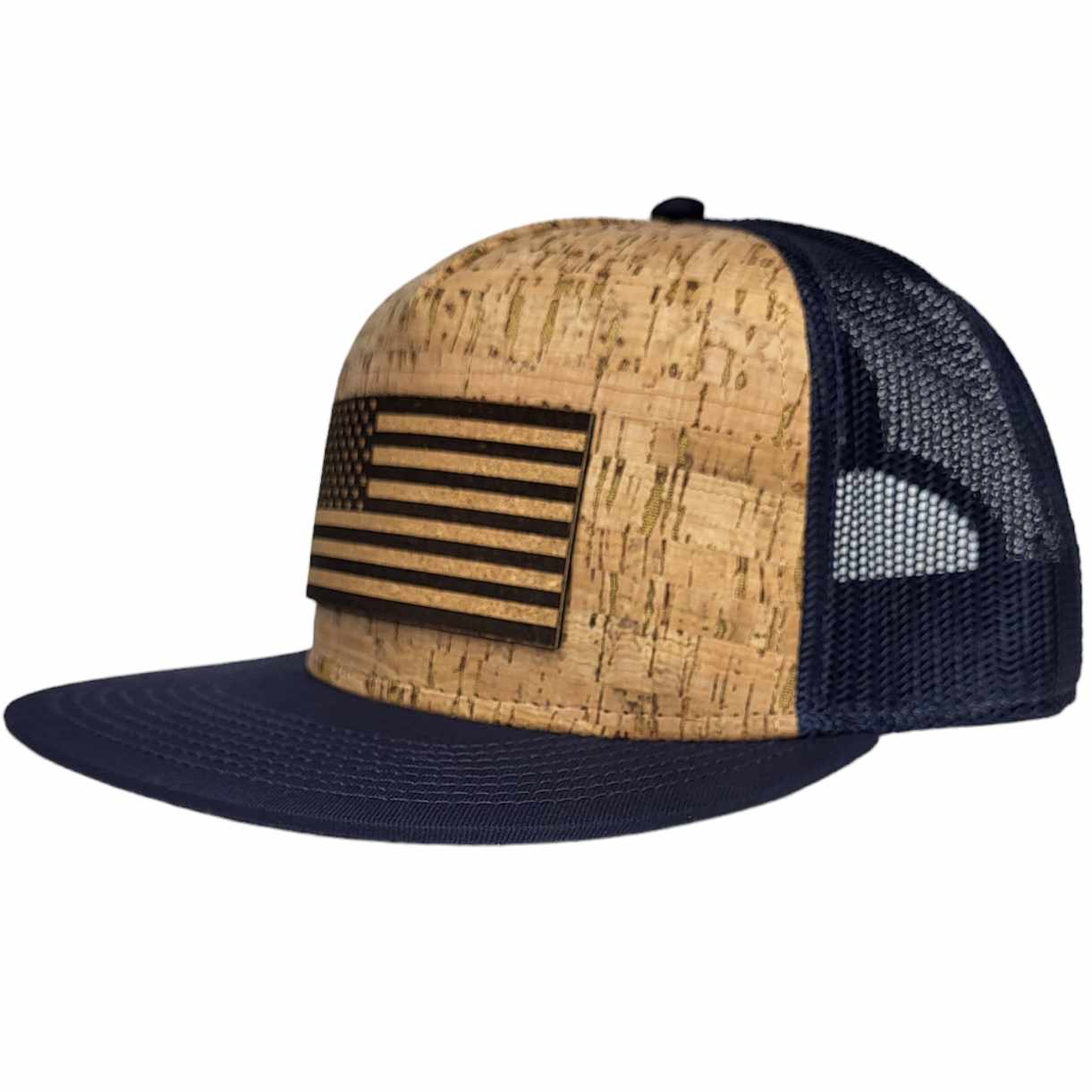 Merica Flag Bill Cork Hat
