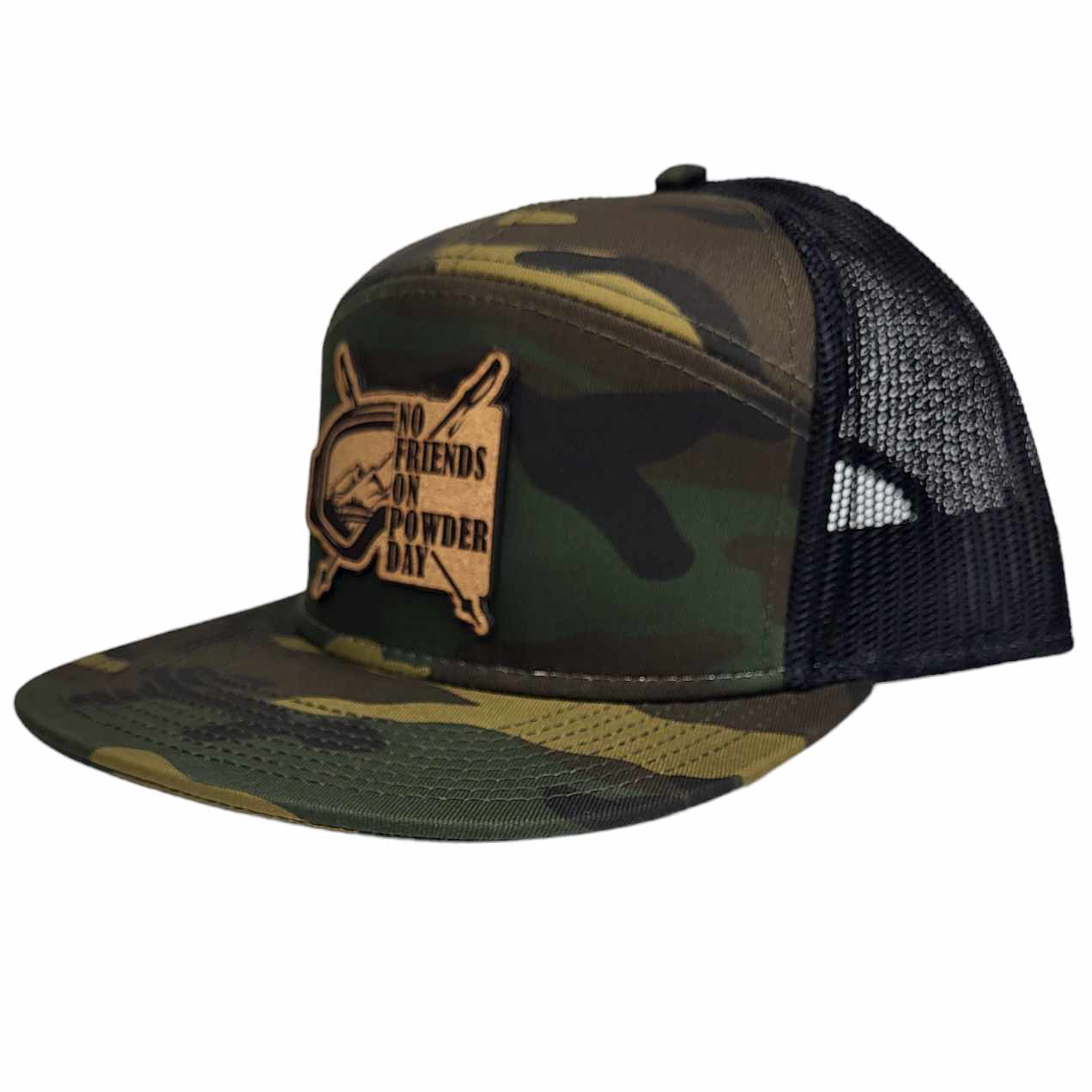 Skiing Powder Camo Hat