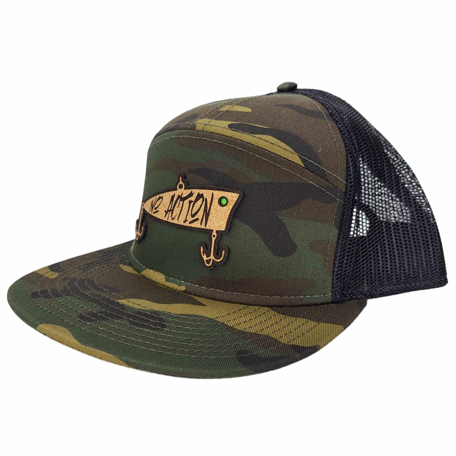 No Action Fishing Cork Patch Hat
