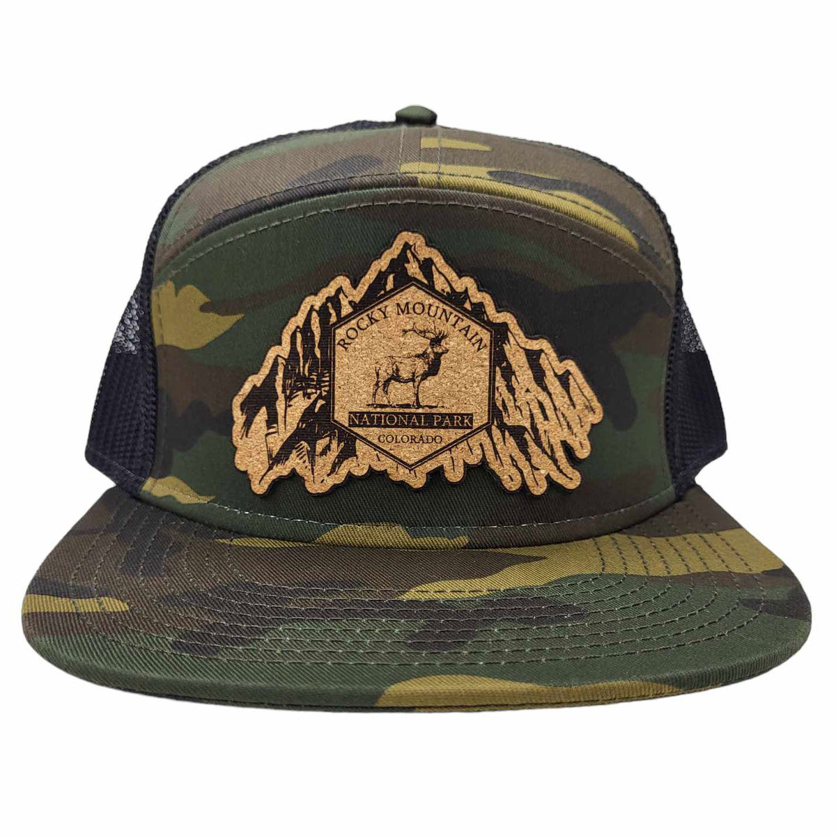 Country Rockyer Hat BORN X RAISED + WBC USA ROCKER FITTED: NAVY – Born X Raised main image 2