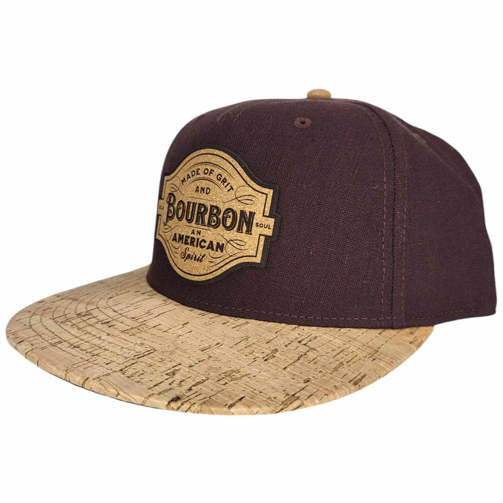 Grit & Bourbon Cork Flat or Curved Hat