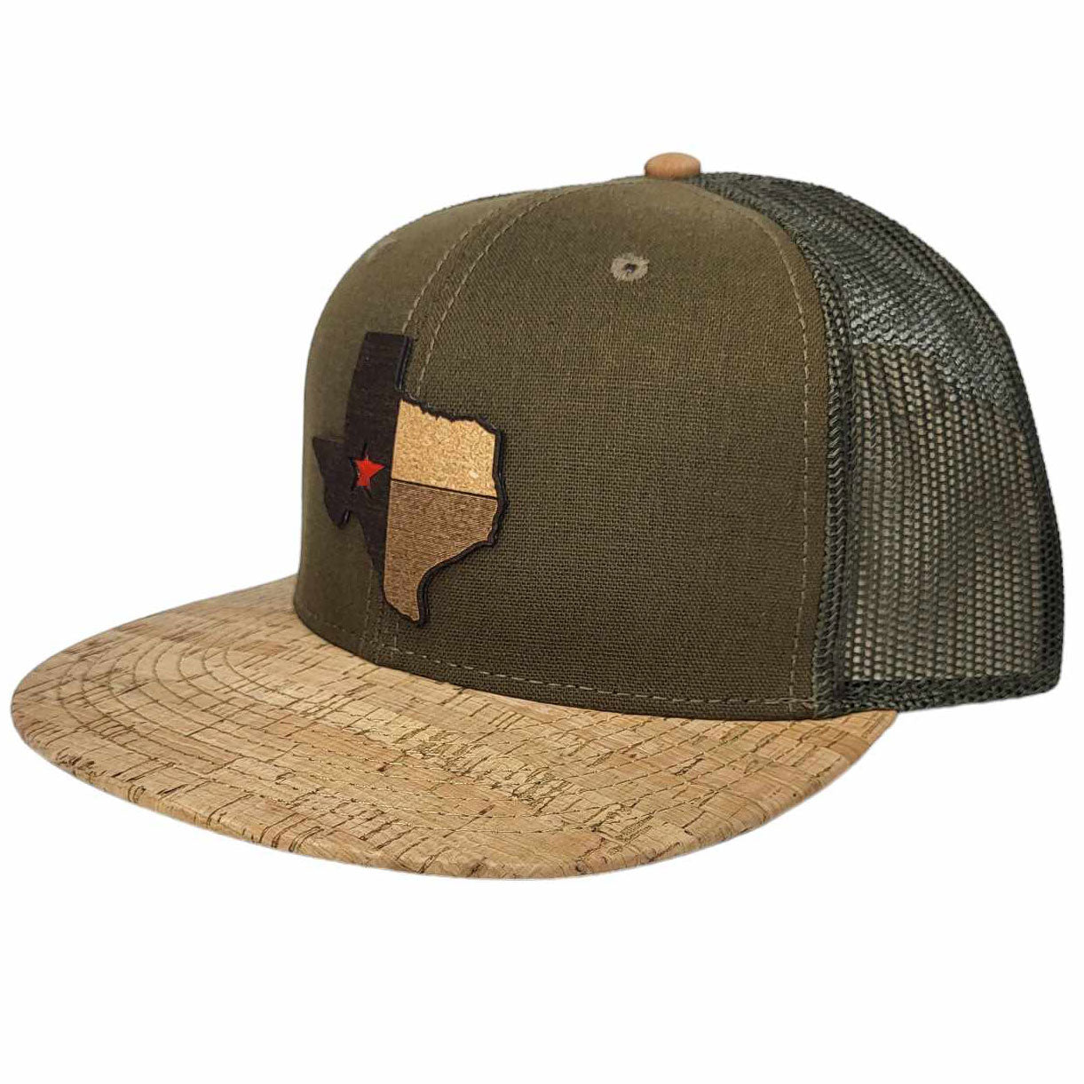 The Texan Cork Flat or Curved Hat