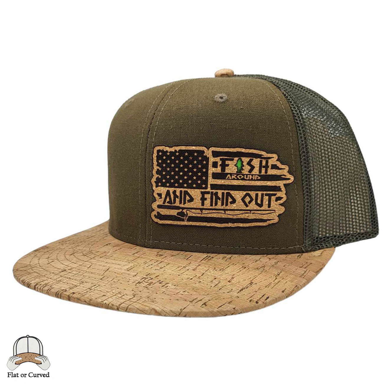 Fish Around And Find Out Cork Hat