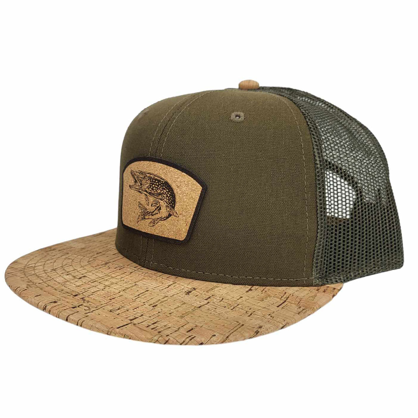 Pike Cork Fishing Hat