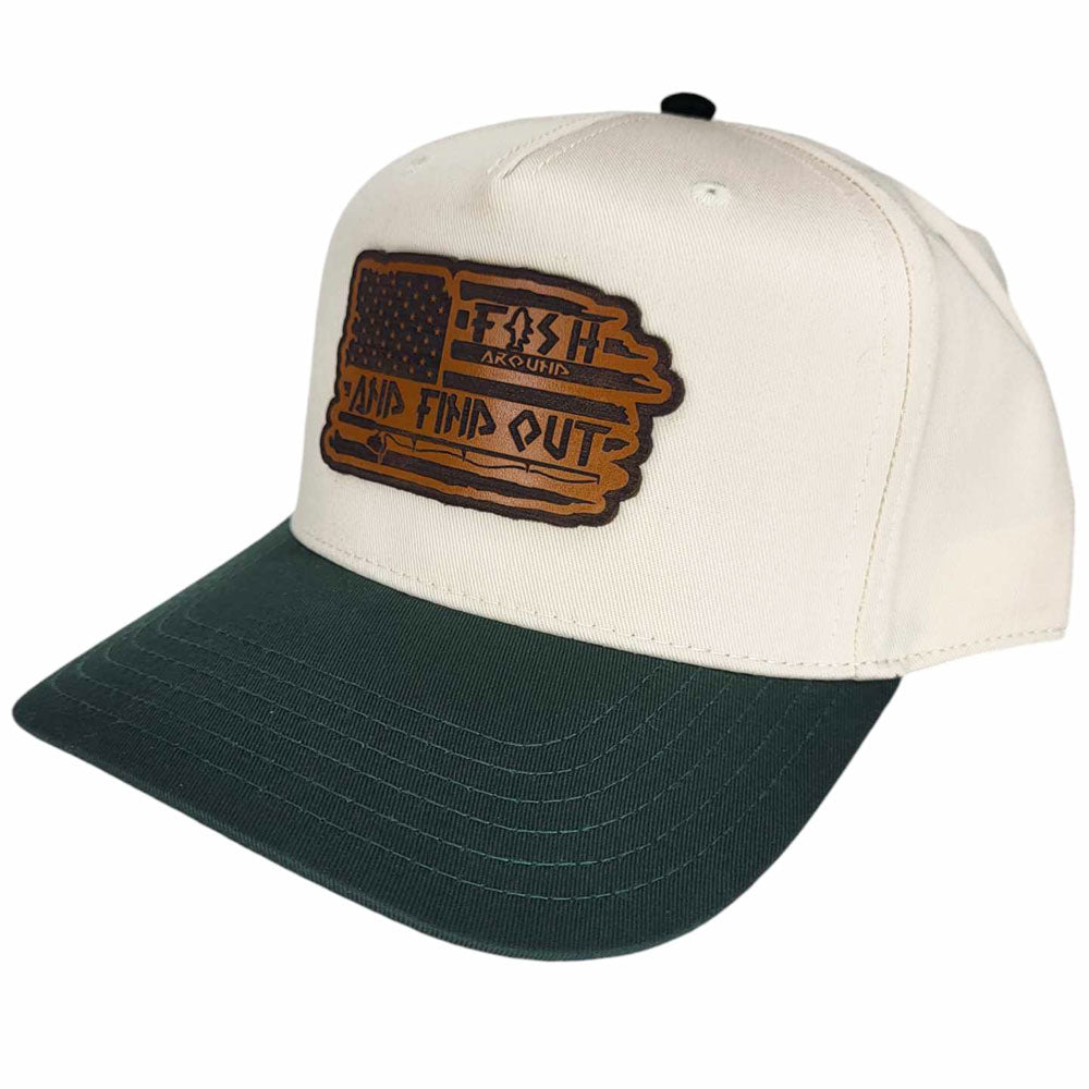 Fish Around and Find Out Cork Patch Hat