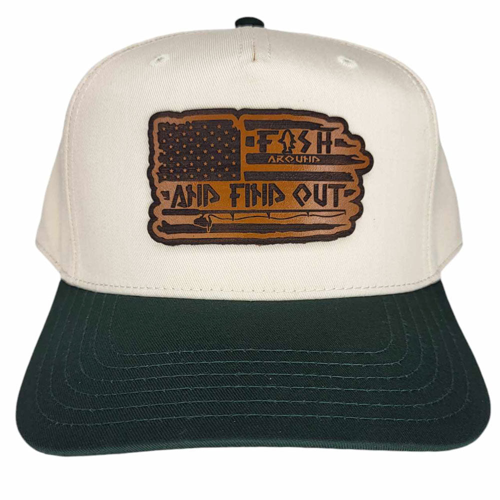 Fish Around and Find Out Cork Patch Hat