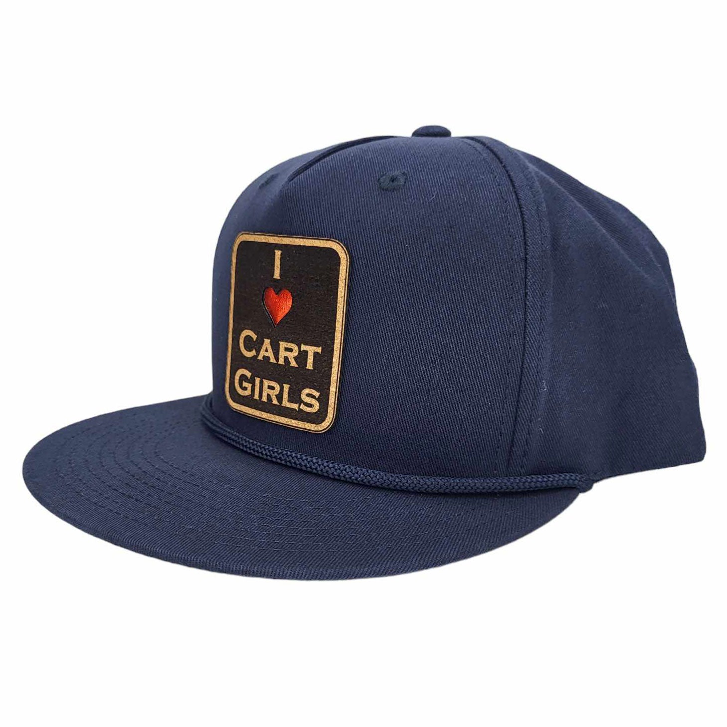 I Heart Cart Girls Golf Rope Hat