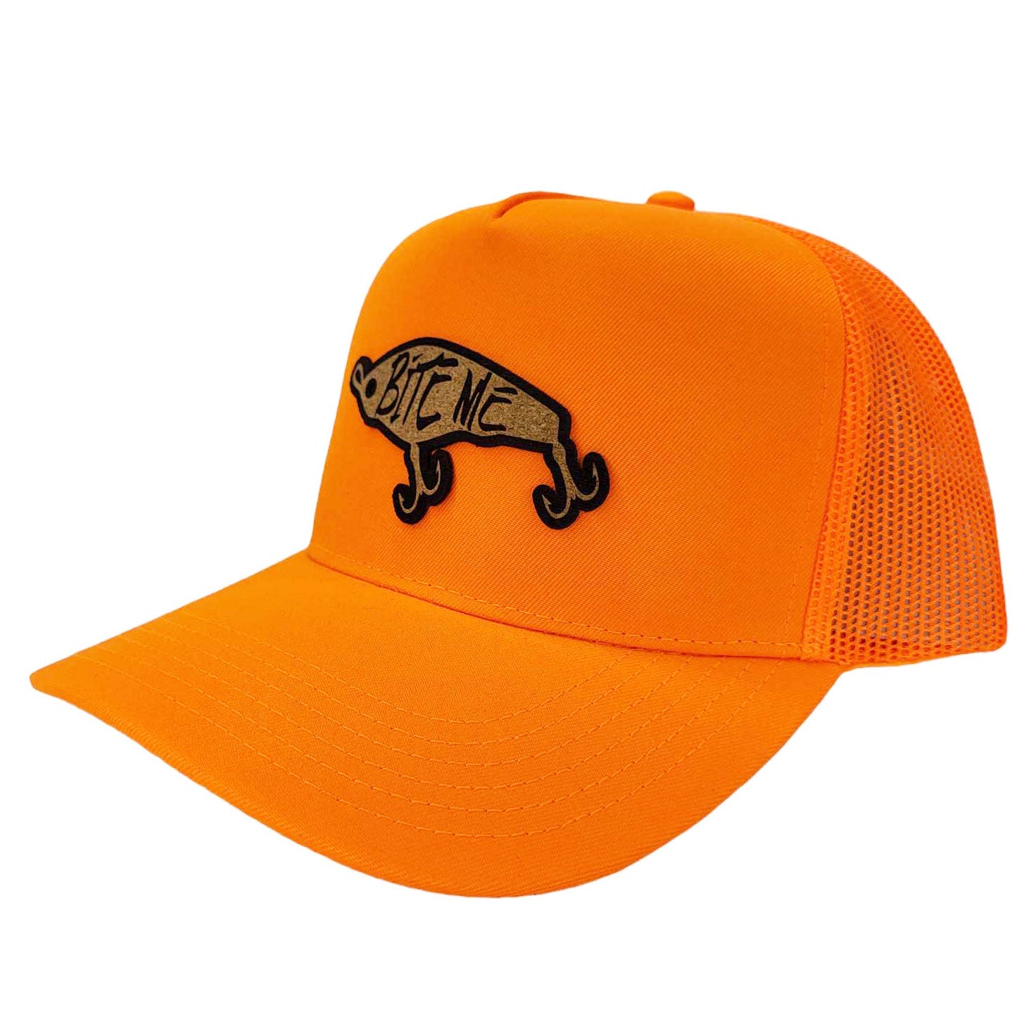 Bite Me Fishing Cork Patch Hat