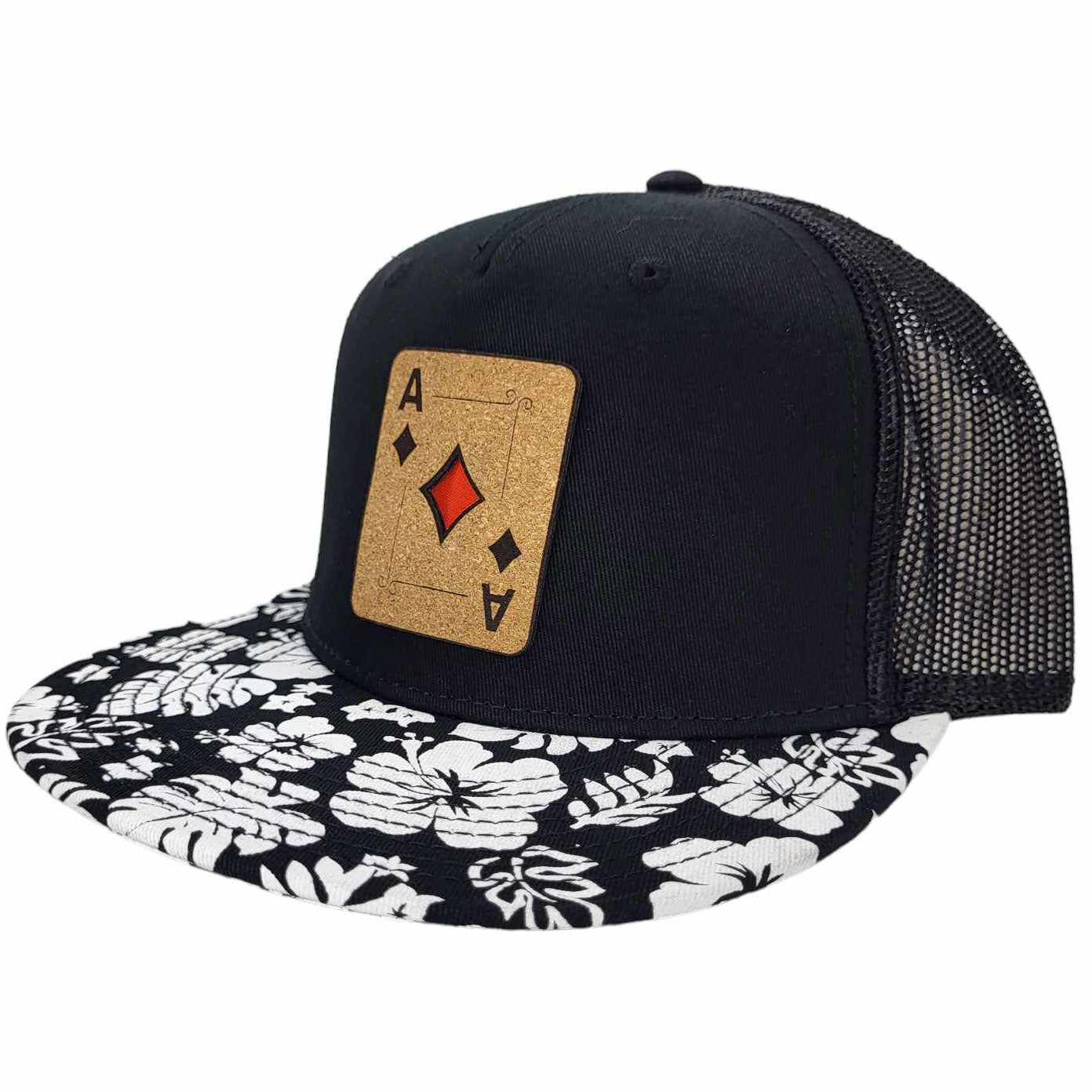 Ace Of Diamonds Hawaiian Bill Hat