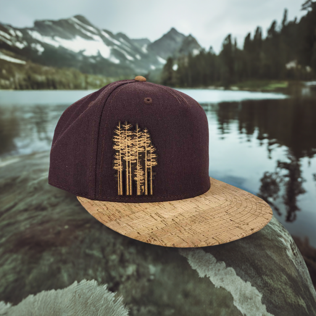Tree Hugger Cork Flat or Curved Hat