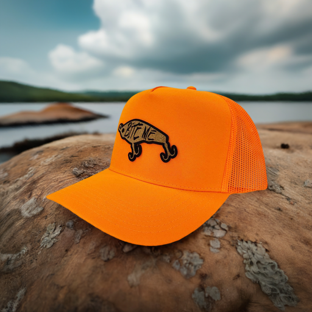 Bite Me Fishing Cork Patch Hat