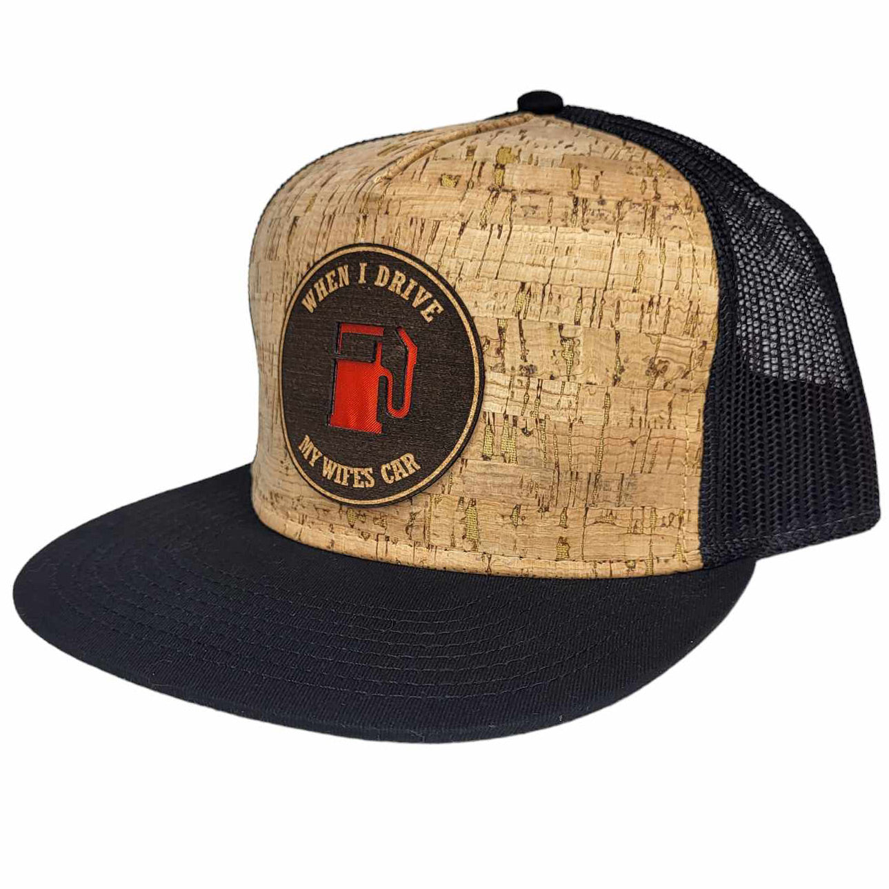 Low Fuel Gauge When Driving Wife's Car Cork Hat