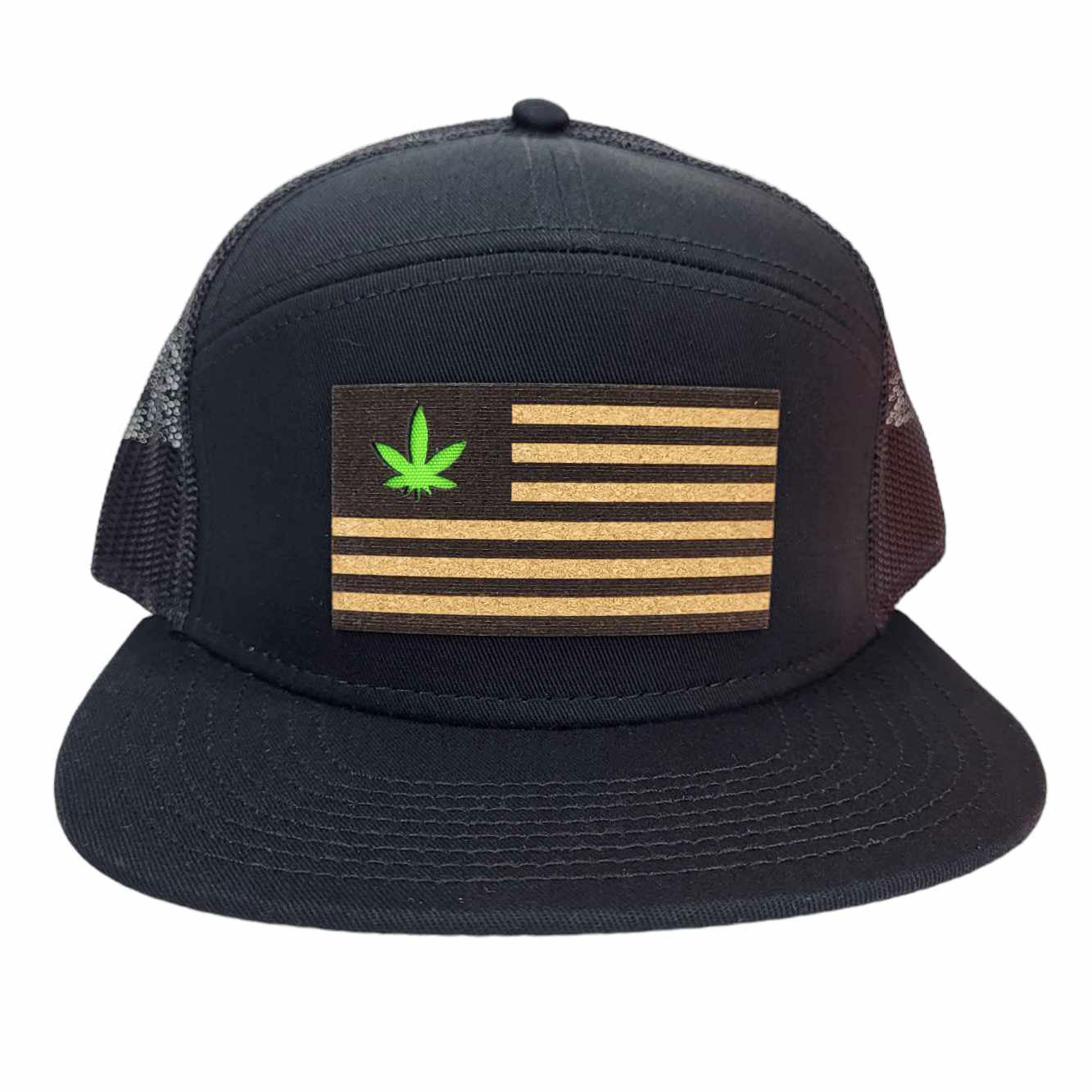 Mary Jane Flag Cork Patch Hat