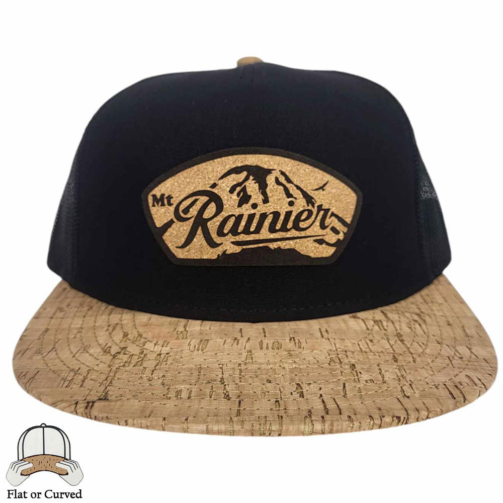 Mt Rainier PNW Flat or Curved Hat