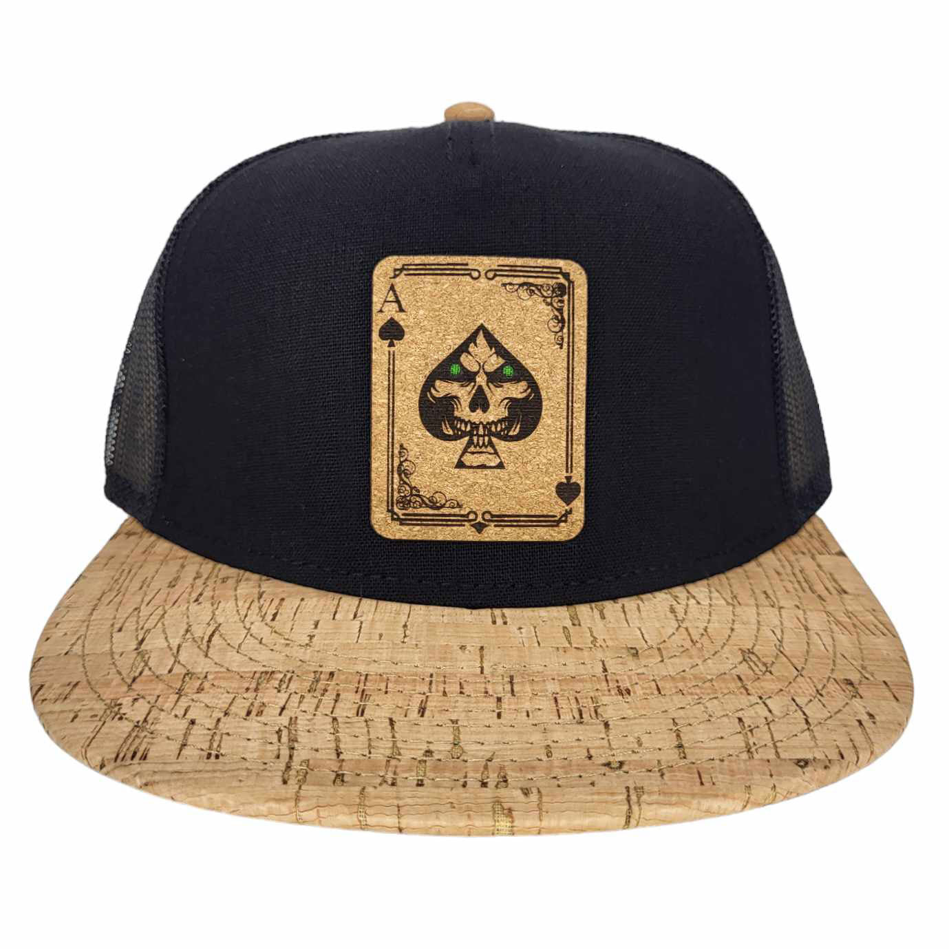 Ace Of Spades Skull Cork Hat