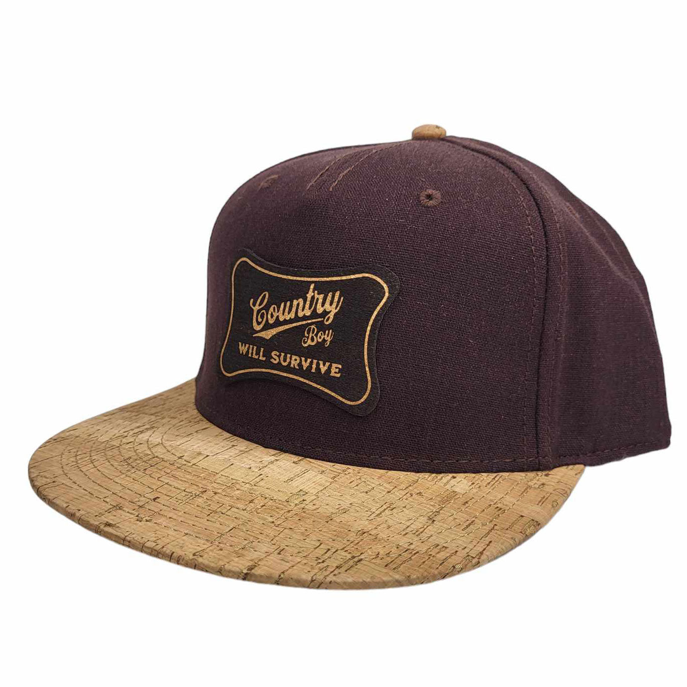 Country Boy Cork Flat or Curved Hat