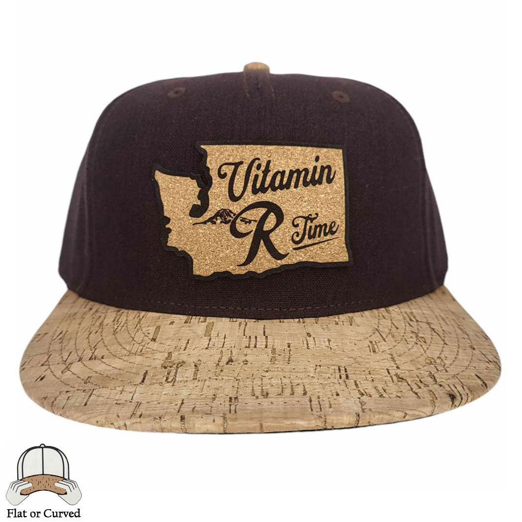 Vitamin R Time Washington Flat or Curved Hat