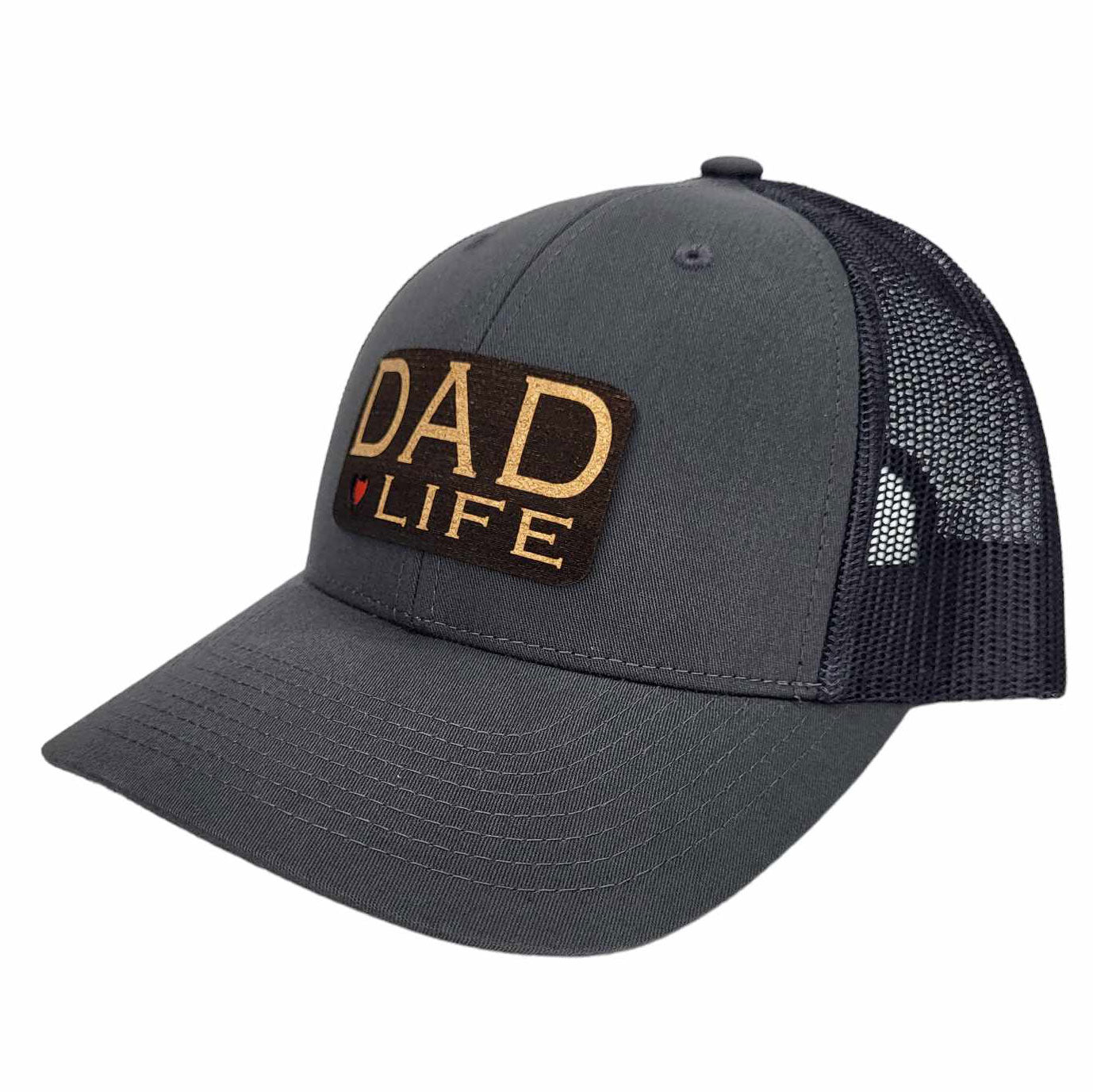 Dad Life Heart Cork Patch Hat