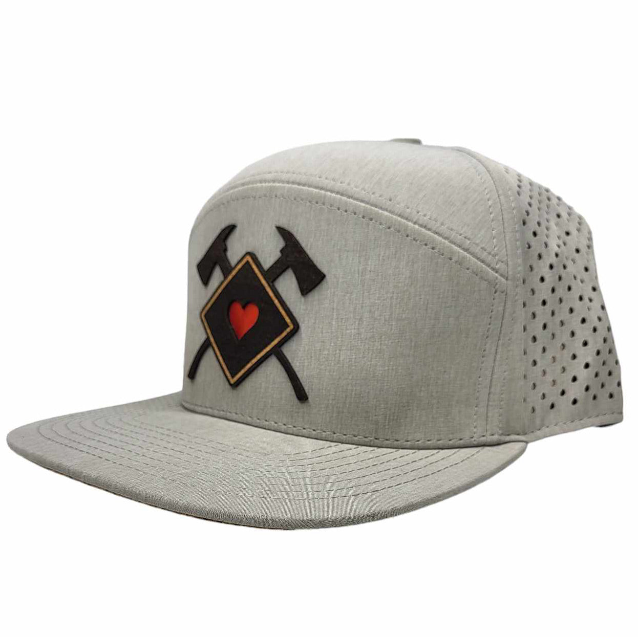Firefighter Heart Scramble Hat