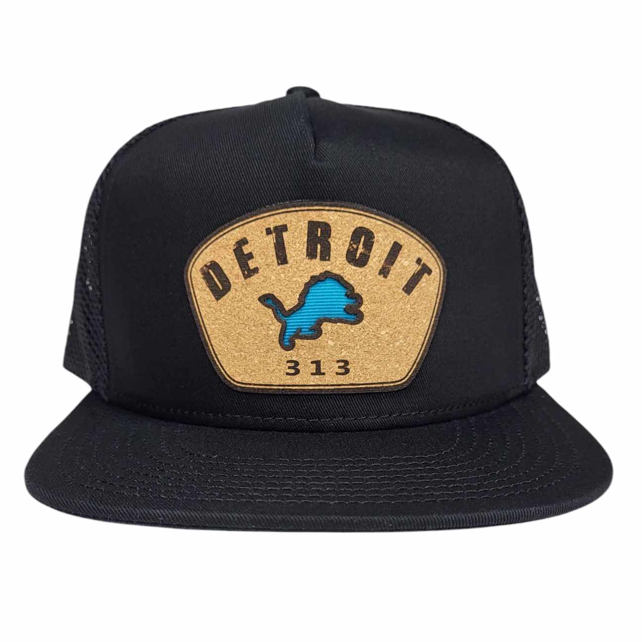 Detroit Lions 313 Cork Patch Hat