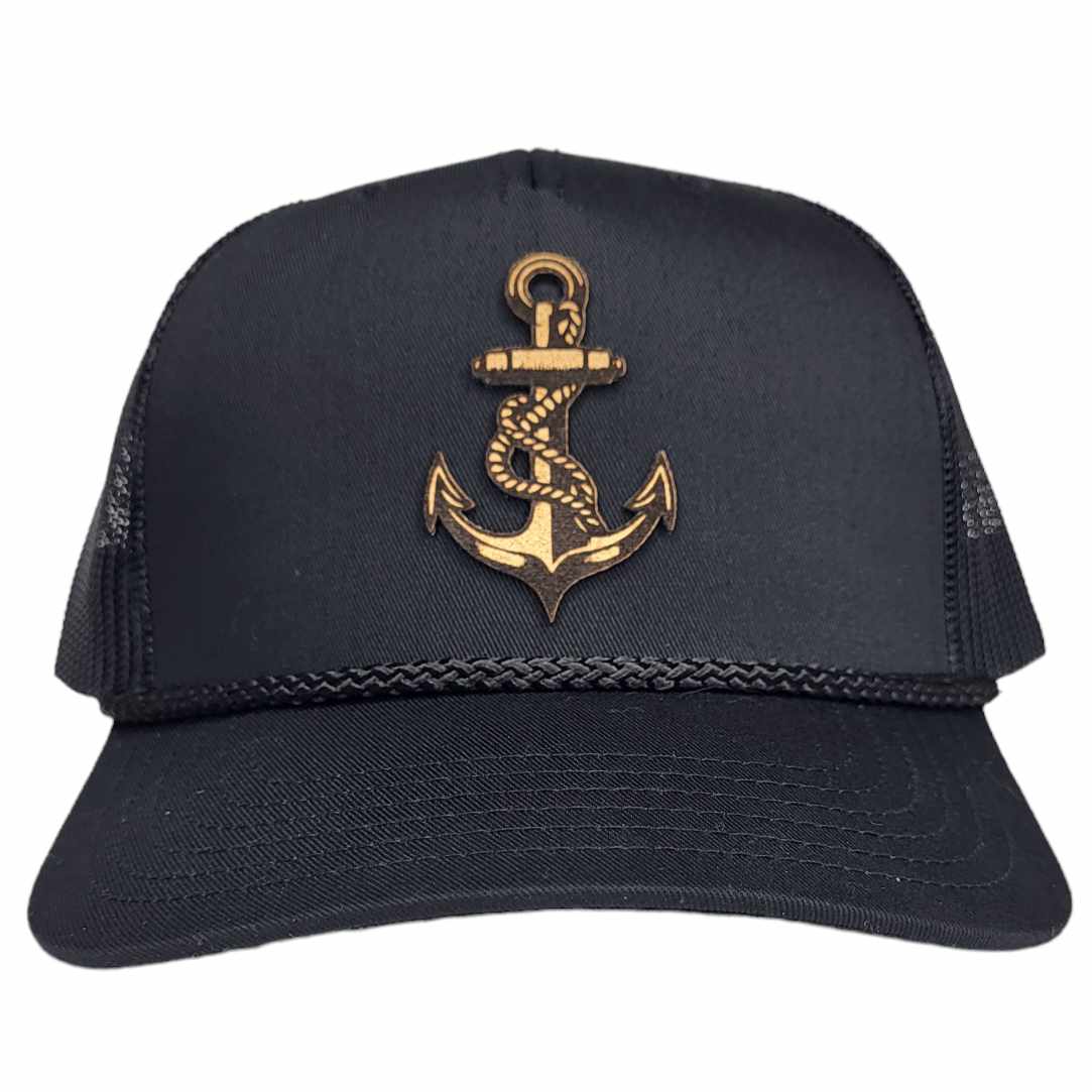 Anchor Down Curved Bill Rope Snapback