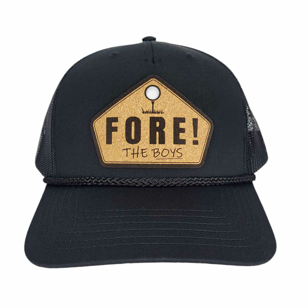 FORE The Boys Golf Rope Hat