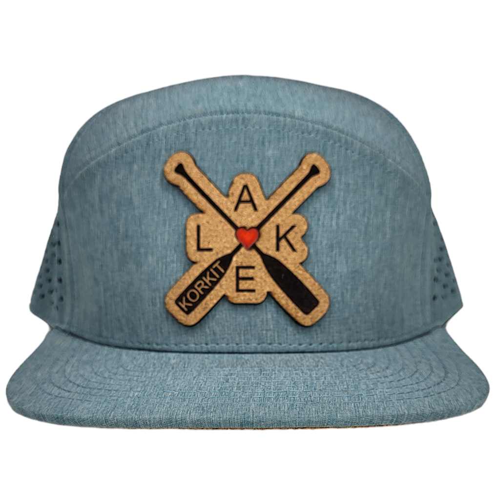 Crossed Paddles Lake Life Hat