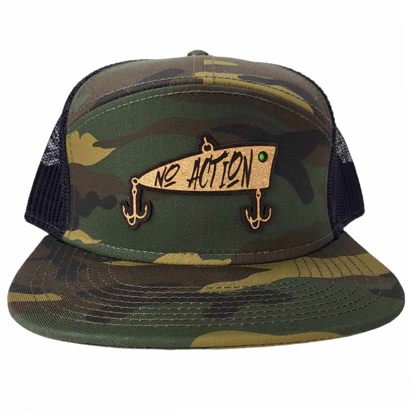 No Action Fishing Cork Patch Hat
