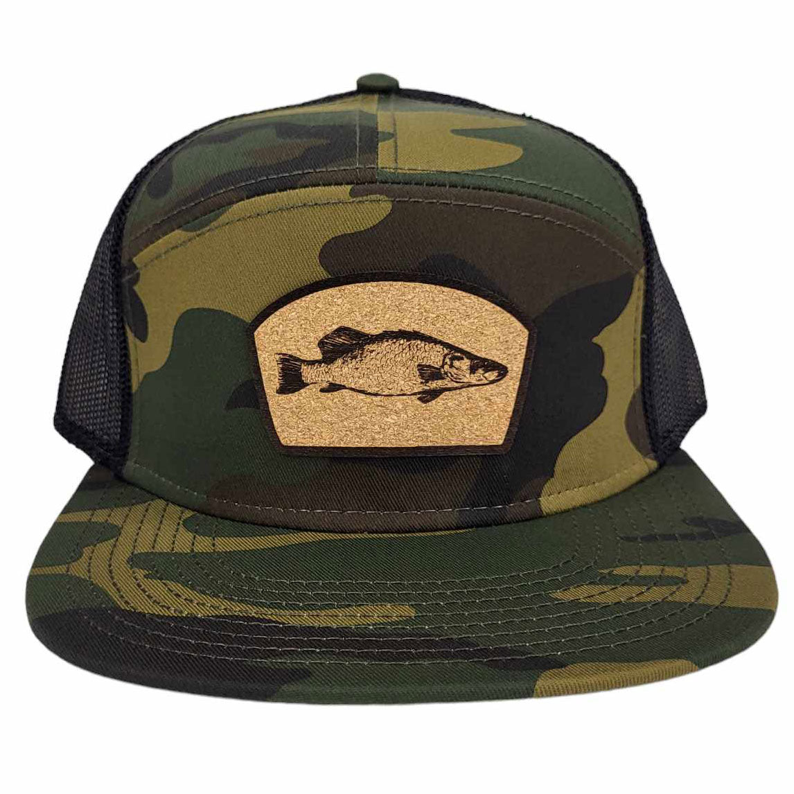 Carp Hat Pattern Carp Cork Patch Fishing Hat