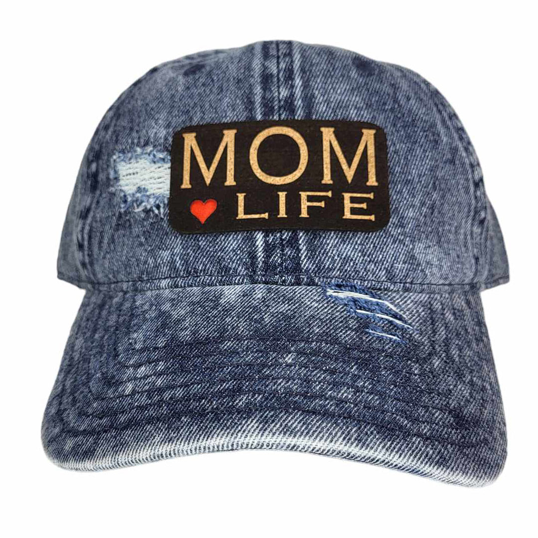Mom Life Curved Brim Hat