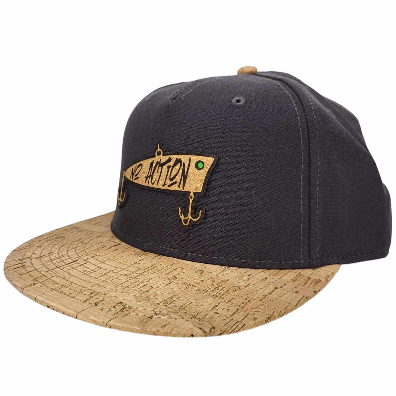 No Action Fishing Cork Patch Hat
