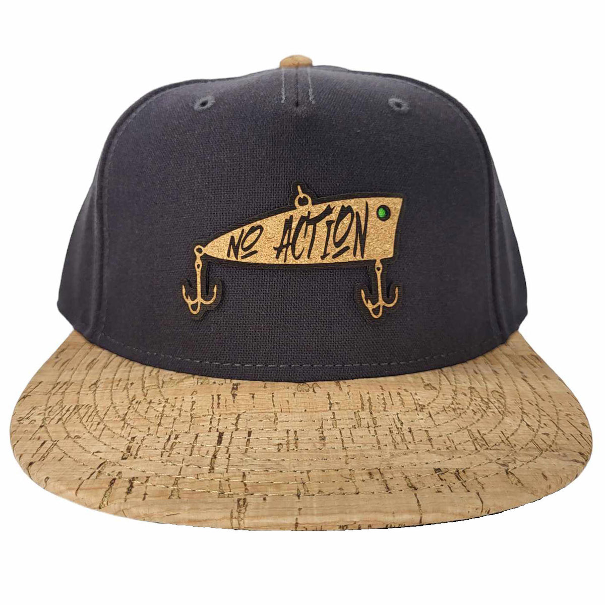 No Action Fishing Cork Patch Hat