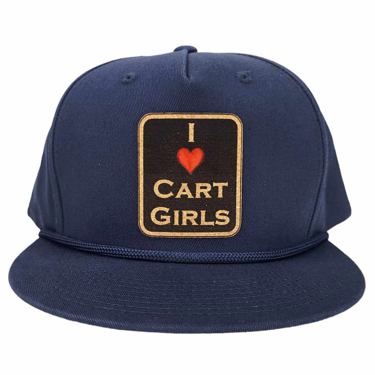 I Heart Cart Girls Golf Rope Hat