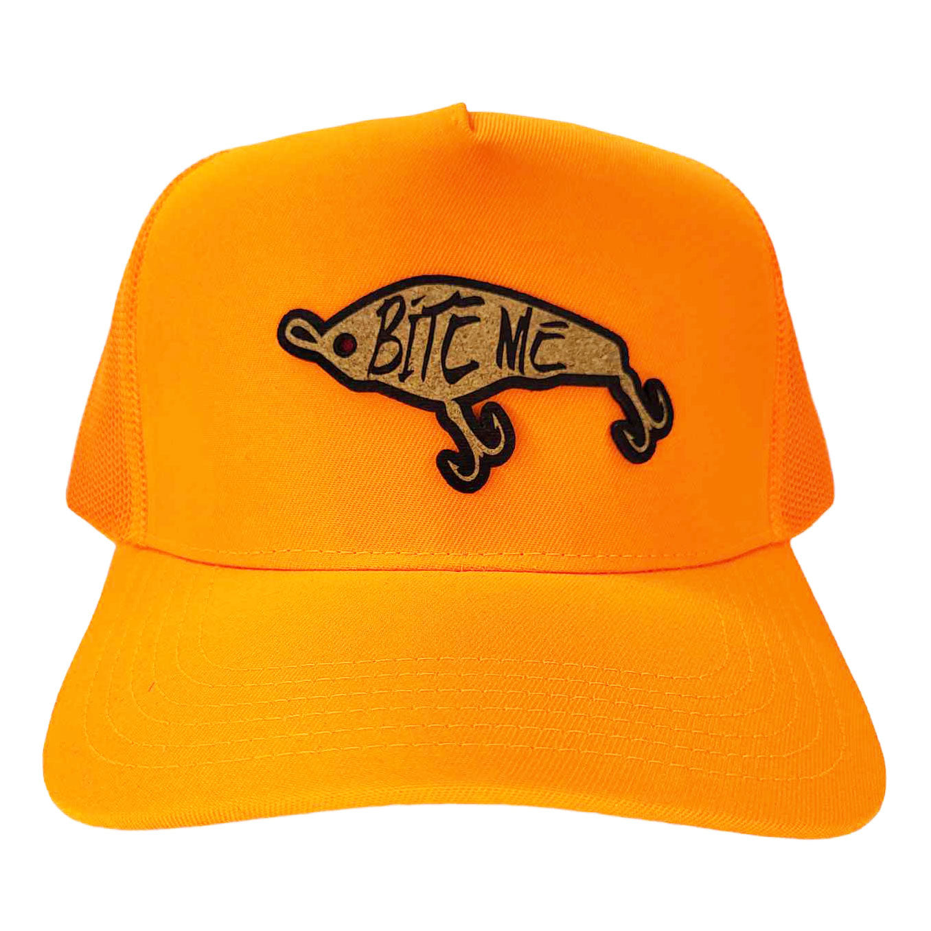 Bite Me Fishing Cork Patch Hat