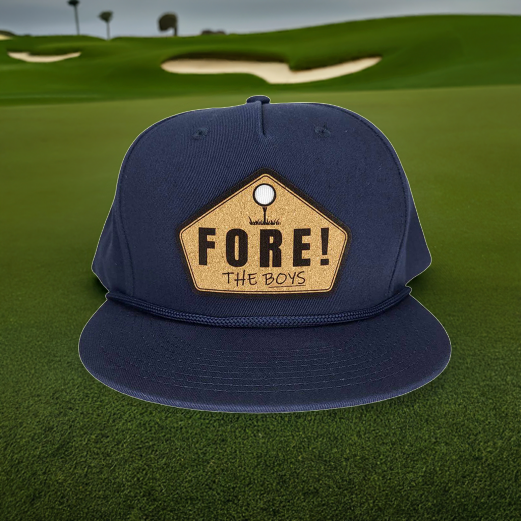 FORE The Boys Golf Rope Hat