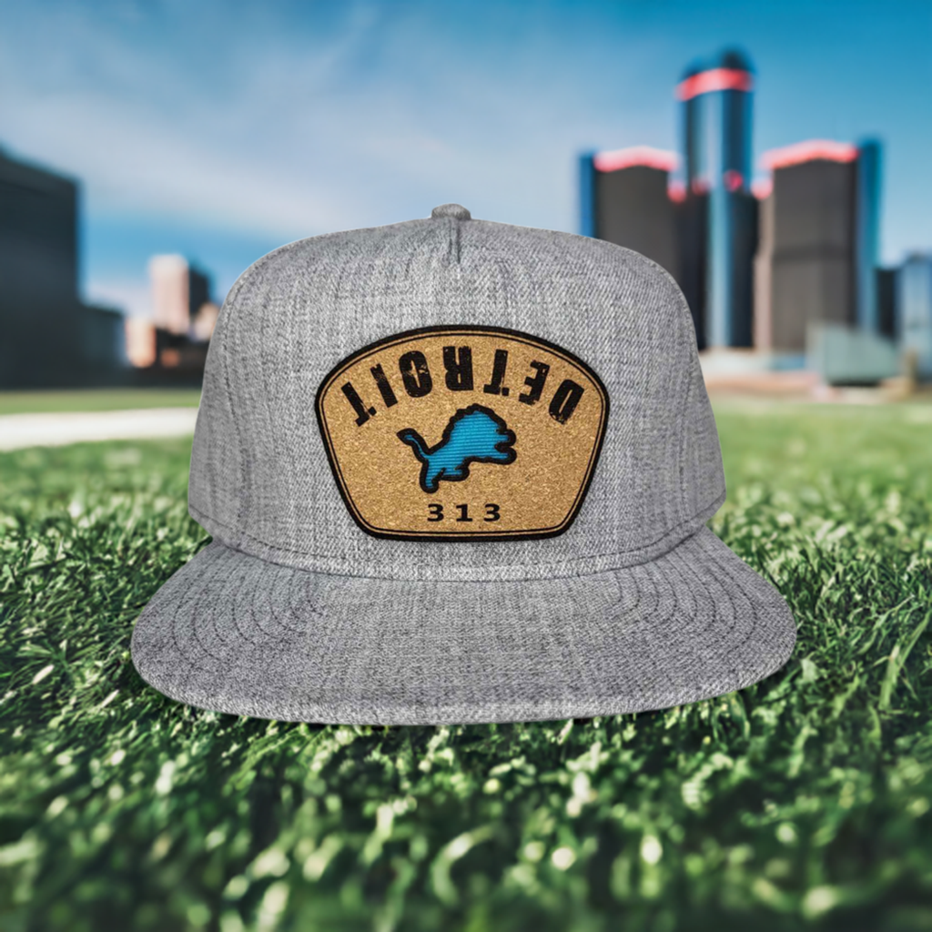 Detroit Lions 313 Cork Hat