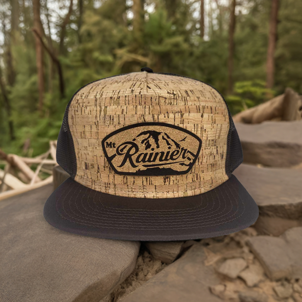 Mt Rainier PNW Cork Hat